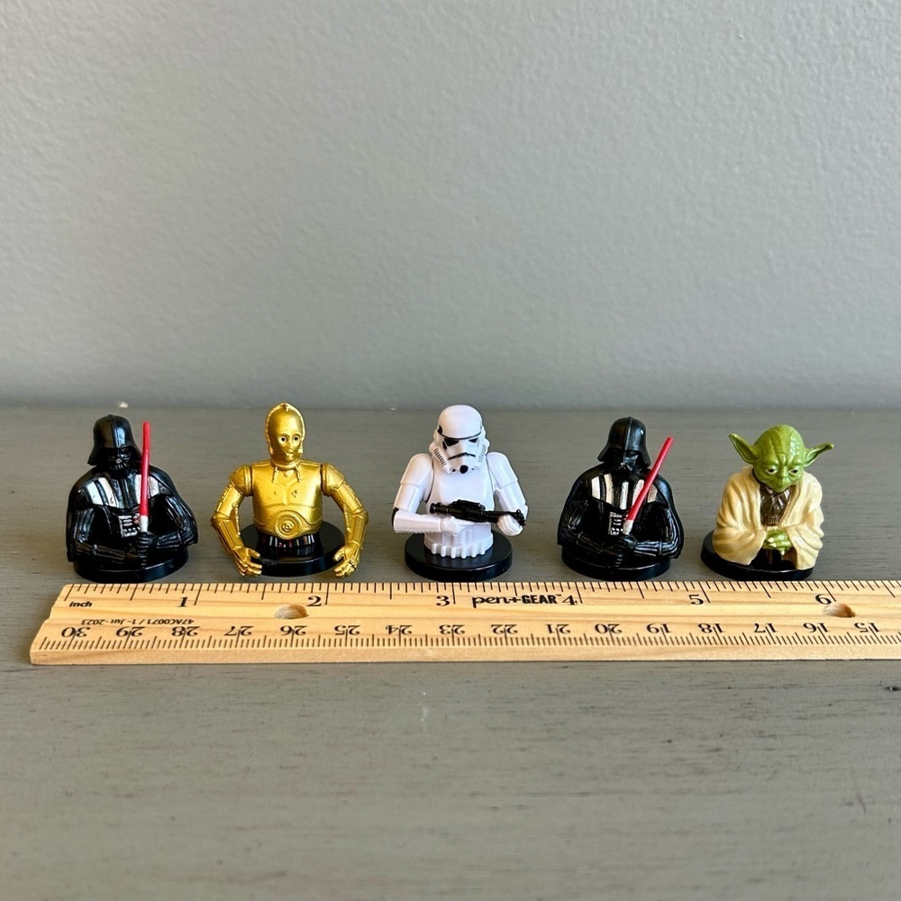 Lucas Films LTD Galerie Star Wars Figurine Bust Set 5 Collectible -Yoda, Darth - Picture 6 of 7